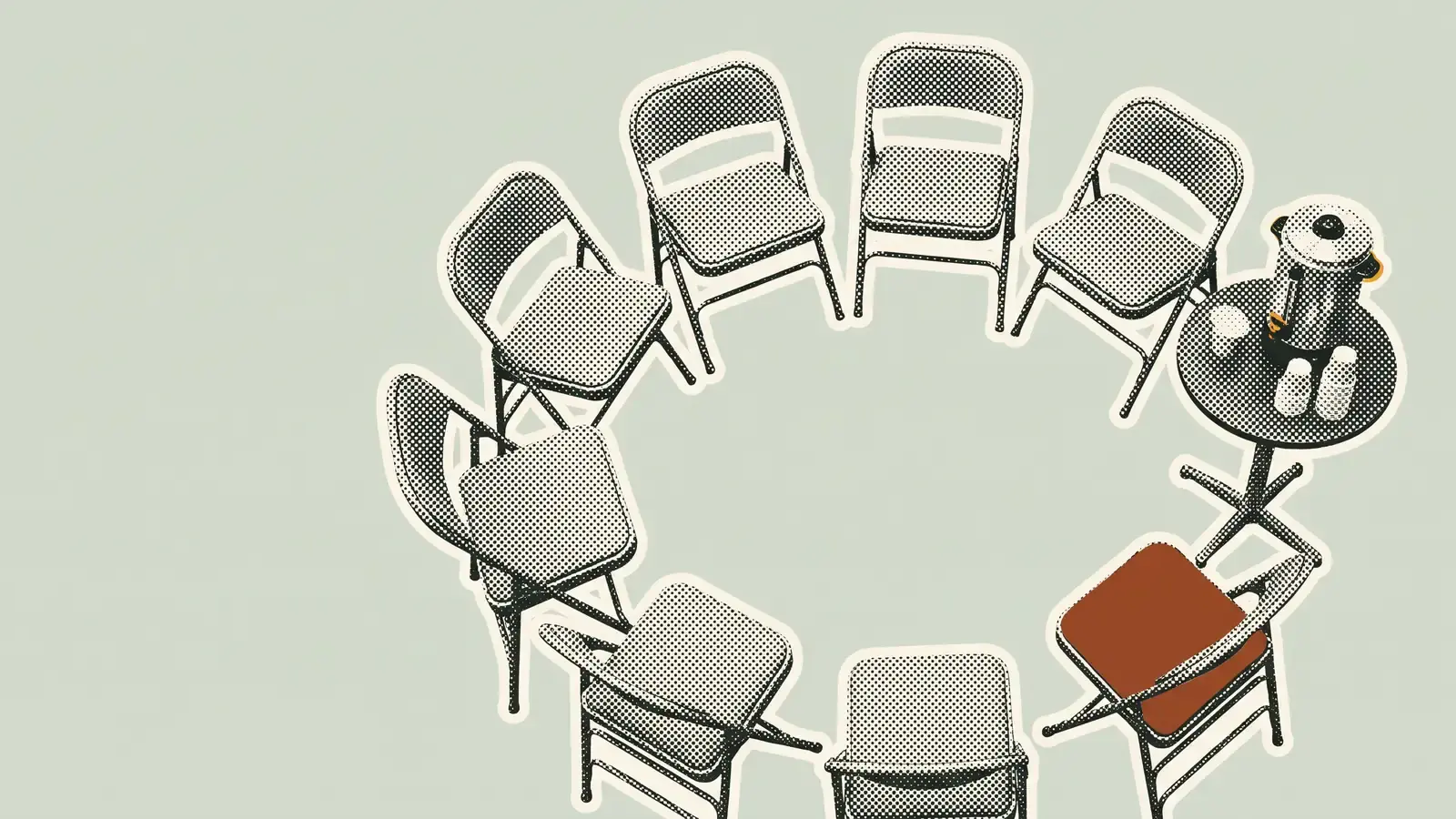Nar-Anon and Narateen family groups across New Jersey, free Twelve Step support for parents, partners and friends: NJ Sober Living guide illustration