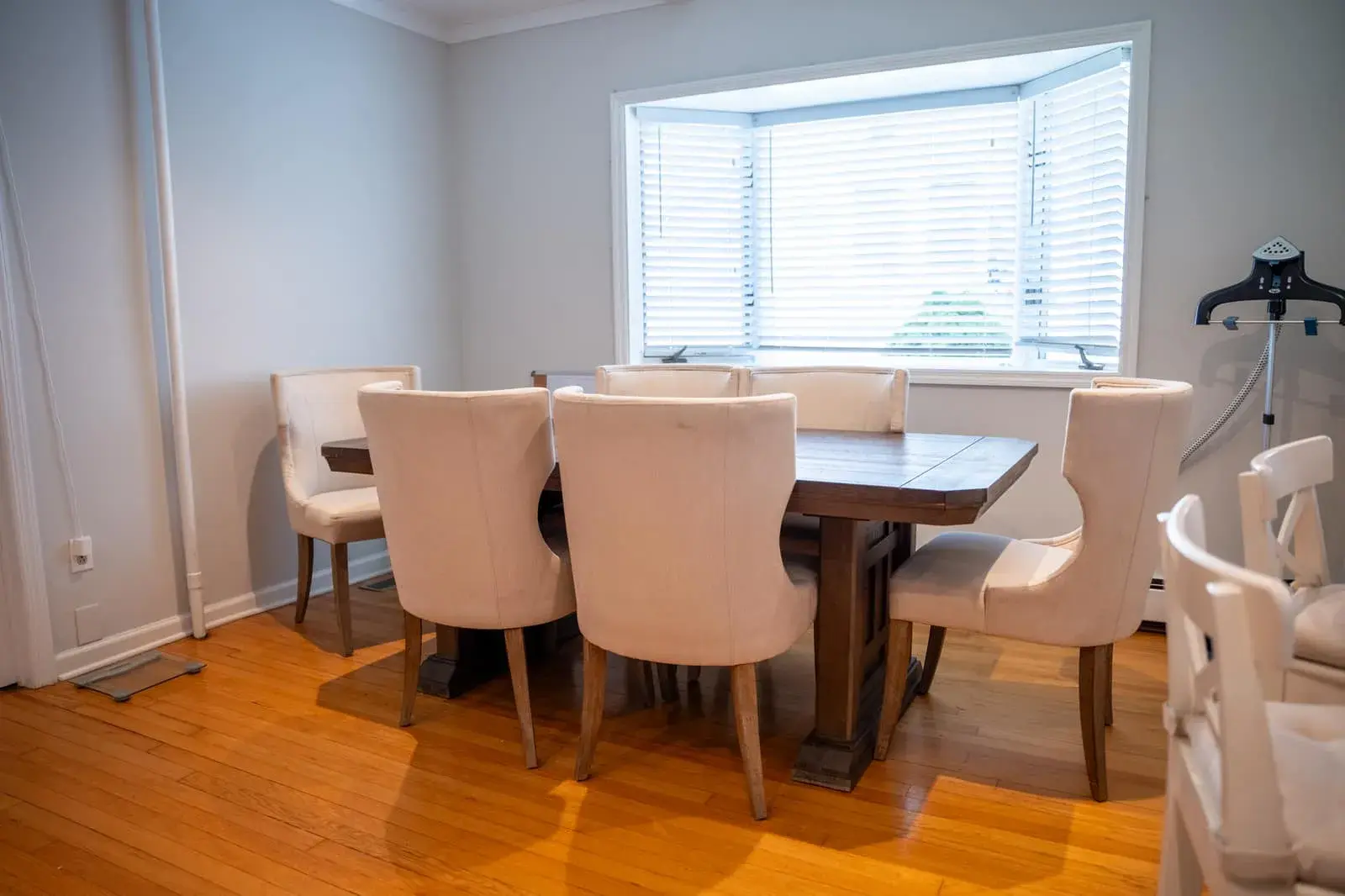 The dining table in the Waldwick sober living home, set for shared meals