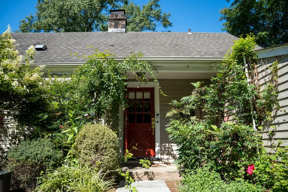 Front door of the Closter Residence II sober living home